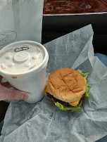 Double Cheeseburger and Cookie Dough Glacier