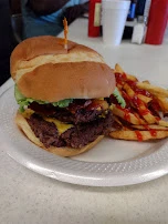 Double Cheeseburger and Fries