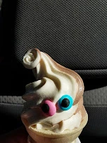 Ice Cream Cone with Googly Eyes